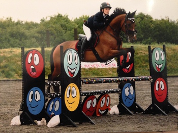 Teigan McNamara celebrates her first Newcomer double clear! Teigan McNamara celebrates her first Newcomer double clear!
